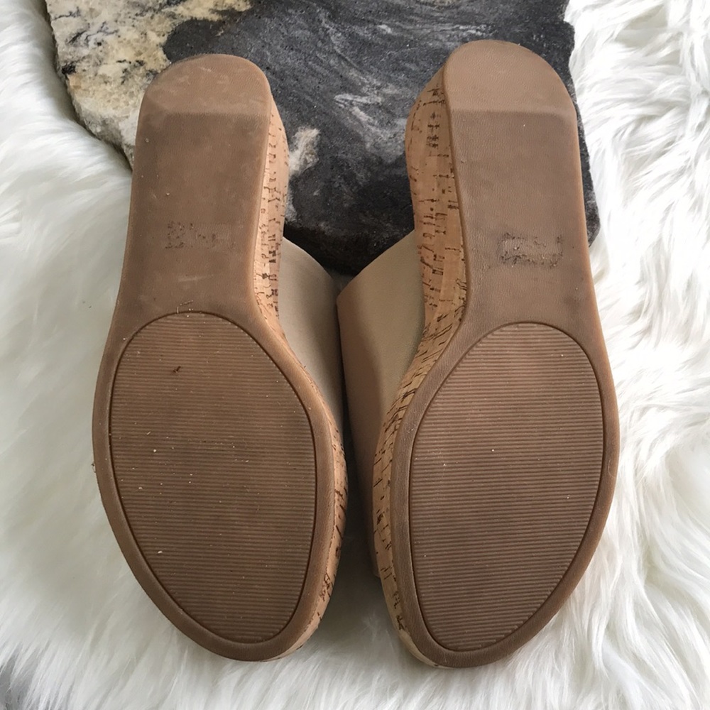 Browns Cork Wedge Sandals Tan. Good condition - Picture 6 of 9